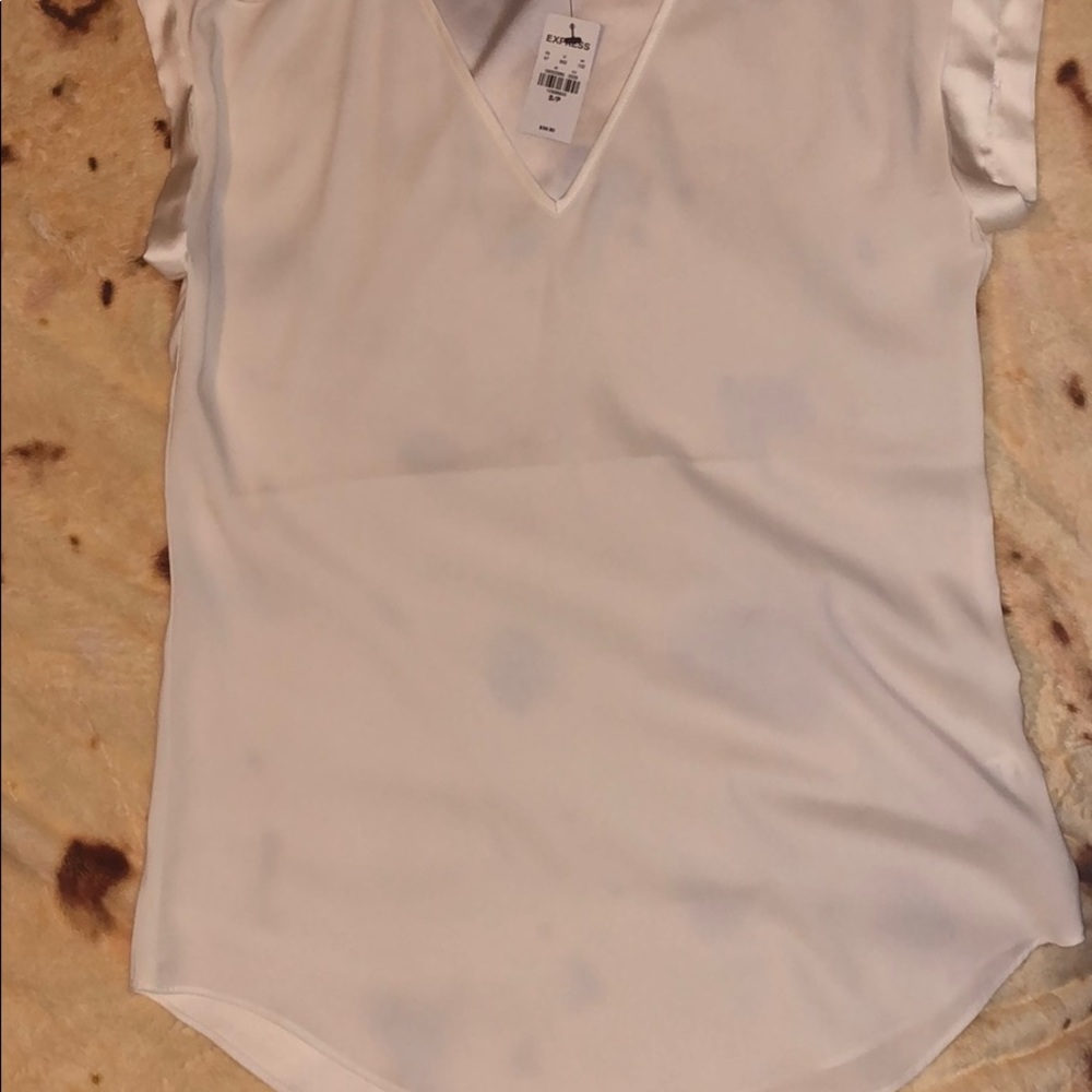 Woman white dress shirt